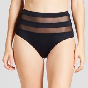 High waisted swim bottoms
